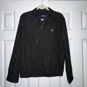 Polo Ralph Lauren Black Jacket, Khaki Pony